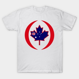 Australian Canadian Multinational Patriot Flag Series T-Shirt